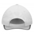 6 panel cap DETECTION, white