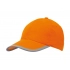 6 panel cap DETECTION, orange