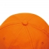 6 panel cap DETECTION, orange