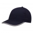 6 panel cap DETECTION, blue