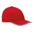 6 panel cap DETECTION, red