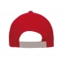 6 panel cap DETECTION, red