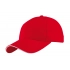 6 panel sandwich cap LIBERTY, red