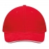 6 panel sandwich cap LIBERTY, red