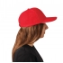 6 panel sandwich cap LIBERTY, red