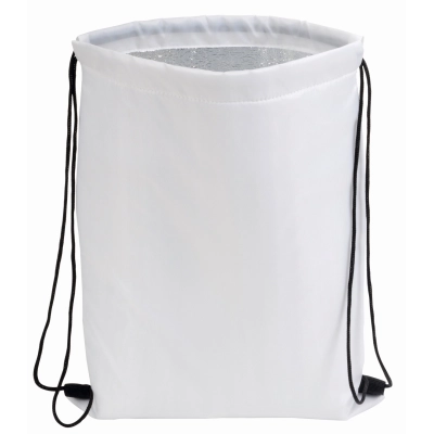 
                                            Cooling backpack ISO COOL, gym bag style, white
                                            