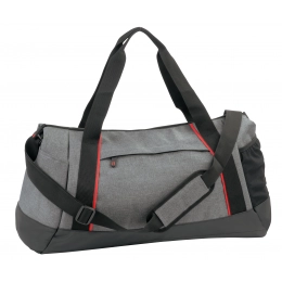 Спортивная сумка SPLIT, серая, красная