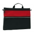 Document bag FILE, black, red