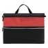 Document bag FILE, black, red