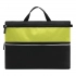 Сумка для документов FILE, черная, светло-зеленая Сумка для документов FILE, черная, светло-зеленая