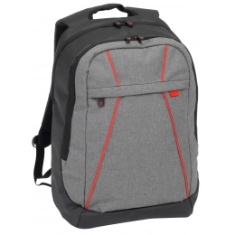 Backpack SPLIT, grey, red