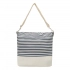 Beach bag JUIST, beige, blue