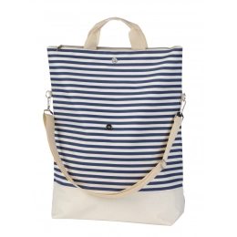 Сумка пляжная JUIST, бежевая, синяя