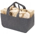 Felt firewood bag HOMY, grey