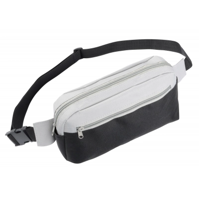 
                                            Belt bag CLOSE-BY, black, light grey
                                            