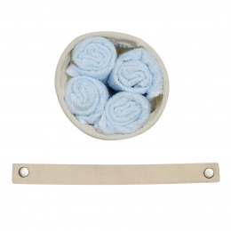 Guest towel set DRY OFF, light blue