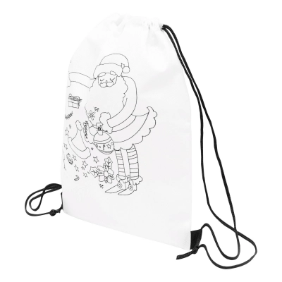
                                                Drawstring bag for colouring COLOURFUL SANTA
                                                