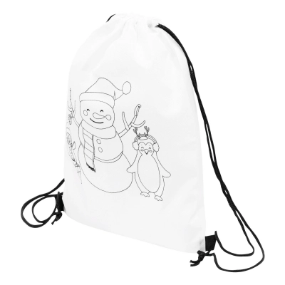 
                                                Drawstring bag for colouring COLOURFUL SANTA
                                                