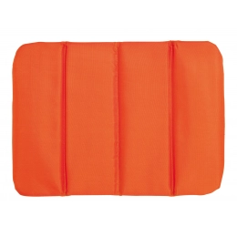 Comfortable cushion PERFECT PLACE - 3x foldable, orange