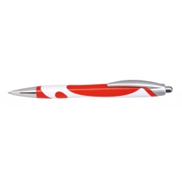 Ballpoint pen MODERN, red, white