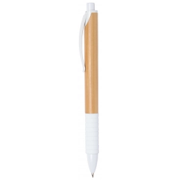 Ballpoint pen BAMBOO RUBBER, brown, white