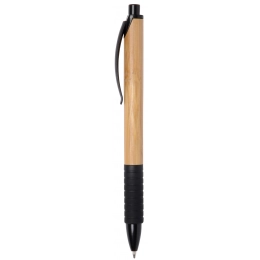 Ballpoint pen BAMBOO RUBBER, black, brown