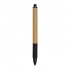 Ручка шариковая BAMBOO RUBBER, черная Ручка шариковая BAMBOO RUBBER, черная