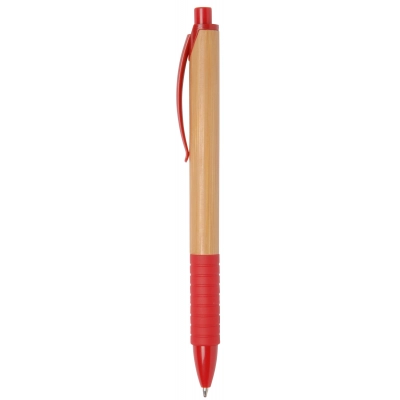 
                                                Ручка шариковая BAMBOO RUBBER, красная
                                                