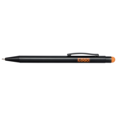 
                                                Aluminium ballpoint pen BLACK BEAUTY, black, orange
                                                