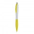 Ballpoint pen JUMP, white, yellow