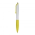 Ballpoint pen JUMP, white, yellow