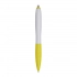 Ballpoint pen JUMP, white, yellow