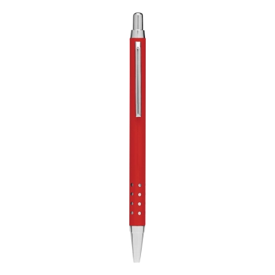 
                                            Brass ballpoint pen BUDAPEST, shiny red
                                            