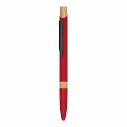 Aluminium ballpoint pen BAMBOO SYMPHONY, red