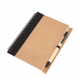 Блокнот RECYCLE, черная