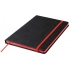 Notepad LECTOR in DIN A6 size, black, red