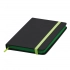 Notepad LECTOR in DIN A6 size, black, light green Notepad LECTOR in DIN A6 size, black, light green