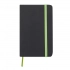 Notepad LECTOR in DIN A6 size, black, light green Notepad LECTOR in DIN A6 size, black, light green