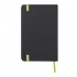 Notepad LECTOR in DIN A6 size, black, light green Notepad LECTOR in DIN A6 size, black, light green