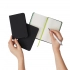 Notepad LECTOR in DIN A6 size, black, light green Notepad LECTOR in DIN A6 size, black, light green