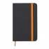 Блокнот LECTOR размер DIN A6, черный, оранжевый Блокнот LECTOR размер DIN A6, черный, оранжевый