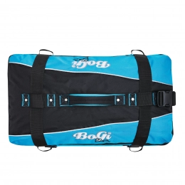 Чемодан на колесиках для путешествий BoGi L, черный, синий