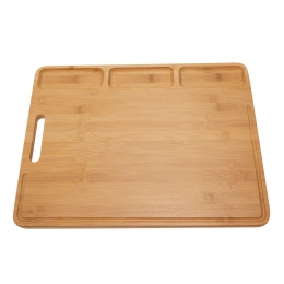 Большая разделочная доска БАМБУКОВАЯ СЕРВИРОВОЧНАЯ