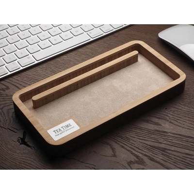 
                                            Wooden desk organiser
                                            