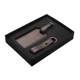 Набор из багажной бирки и брелока для ключей