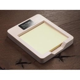 Деревянная коробка для карточек с заметками