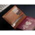 Набор из обложки для паспорта и бирки для багажа Набор из обложки для паспорта и бирки для багажа