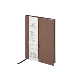 Блокнот из переработанного кофейного материала