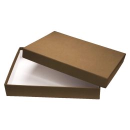 Коробка, ламинированная декоративной бумагой (17x11x3 см)