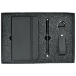 Набор из блокнота, ручки и брелока